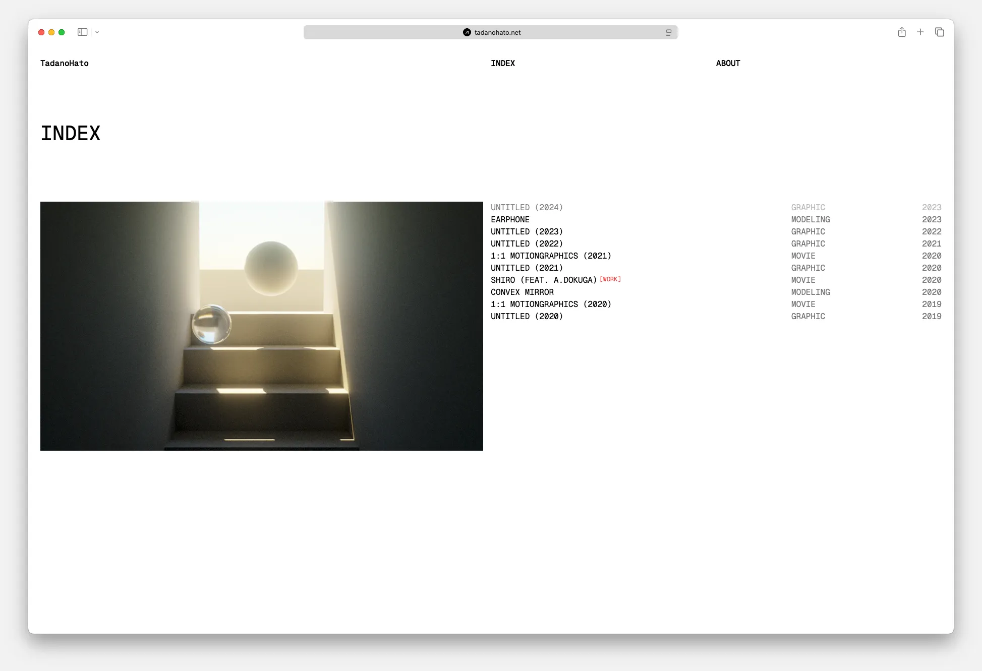 TadanoHato Website